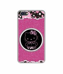 Amazon Brand - Solimo Designer Kitty with Glitter UV Printed Soft Back Case Mobile Cover for Oppo A71