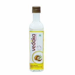 Amazon Brand - Vedaka Cold Pressed Virgin Coconut Oil Bottle, 500 ML