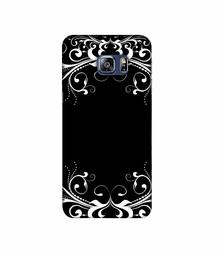 Amazon Brand - Solimo Designer Round Flower Crown 3D Printed Hard Back Case Mobile Cover for Samsung Galaxy S6 Edge Plus