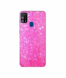 Amazon Brand - Solimo Designer Pink Sparkle 3D Printed Hard Back Case Mobile Cover for Samsung Galaxy M31