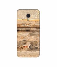 Amazon Brand - Solimo Designer Rushed Marble 3D Printed Hard Back Case Mobile Cover for Meizu M3 Note