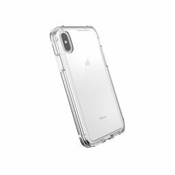 AmazonBasics - Custodia a doppio strato per iPhone X, colore: Rosso Clear