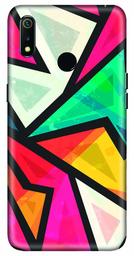 Amazon Brand - Solimo Designer Triangle Pattern 3D Printed Hard Back Case Mobile Cover for Realme 3 / Realme 3i