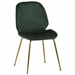 Rivet Mid-Century Luxe Velvet Dining Chair, 34.1