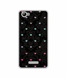 Amazon Brand - Solimo Designer Heart Texture UV Printed Soft Back Case Mobile Cover for Lyf Wind 1