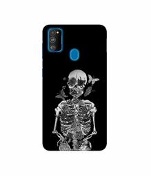 Amazon Brand - Solimo Designer Skeletan 3D Printed Hard Back Case Mobile Cover for Samsung Galaxy M21 / M30s