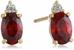 Amazon Collection stud-earrings, Amarillo dorado, One Size