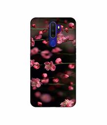 Amazon Brand - Solimo Designer Pink Flowers 3D Printed Hard Back Case Mobile Cover for Oppo A9 (2020)