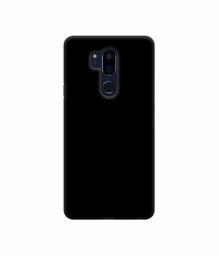 Amazon Brand - Solimo Designer Solid Black 3D Printed Hard Back Case Mobile Cover for LG G7 ThinQ