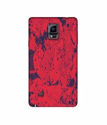 Amazon Brand - Solimo Designer Red Paint 3D Printed Hard Back Case Mobile Cover for Samsung Galaxy Note 4