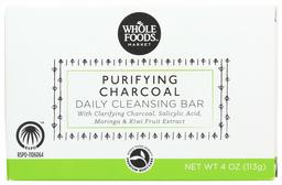 Whole Foods Market, Daily Cleansing Bar, Purifying Charcoal, 4 oz