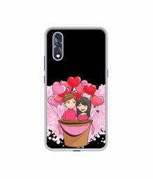 Amazon Brand - Solimo Designer Boy and Girl UV Printed Soft Back Case Mobile Cover for Vivo Z1x