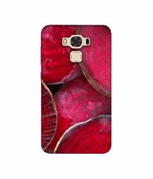 Amazon Brand - Solimo Designer Red Texture 3D Printed Hard Back Case Mobile Cover for Asus Zenfone 3 Max ZC553KL