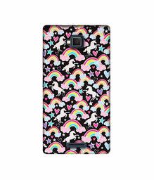 Amazon Brand - Solimo Designer Unicorn Texture UV Printed Soft Back Case Mobile Cover for Lava A82