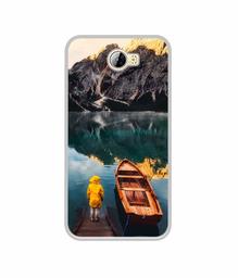 Amazon Brand - Solimo Designer Lake View UV Printed Soft Back Case Mobile Cover for Huawei Honor Bee 4G