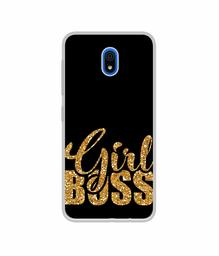 Amazon Brand - Solimo Designer Sparkle Girl Boss UV Printed Soft Back Case Mobile Cover for Mi Redmi 8A