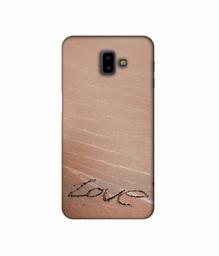 Amazon Brand - Solimo Designer Love 3D Printed Hard Back Case Mobile Cover for Samsung Galaxy J6 Plus