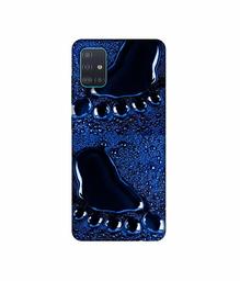 Amazon Brand - Solimo Designer Foot Impression 3D Printed Hard Back Case Mobile Cover for Samsung Galaxy A51