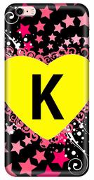 Amazon Brand - Solimo Designer Heart Pattern Alphabet-K 3D Printed Hard Back Case Mobile Cover for Apple iPhone 6s Plus