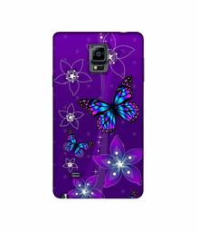 Amazon Brand - Solimo Designer Butterflies 3D Printed Hard Back Case Mobile Cover for Samsung Galaxy Note 4