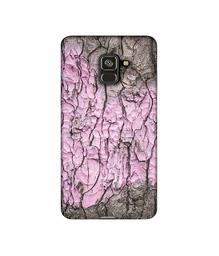 Amazon Brand - Solimo Designer Creaks On Tree Trunk 3D Printed Hard Back Case Mobile Cover for Samsung Galaxy A8 Plus