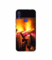 Amazon Brand - Solimo Designer Born Fire 3D Printed Hard Back Case Mobile Cover for Xiaomi Redmi Note 7 Pro