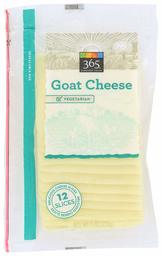 365 Everyday Value, Mild Goat Cheese Slices, 9 oz