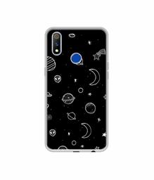 Amazon Brand - Solimo Designer Solar System UV Printed Soft Back Case Mobile Cover for Realme 3 Pro