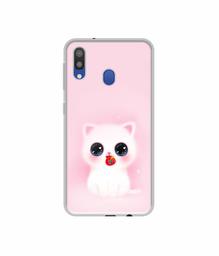 Amazon Brand - Solimo Designer Kitty UV Printed Soft Back Case Mobile Cover for Samsung Galaxy M20