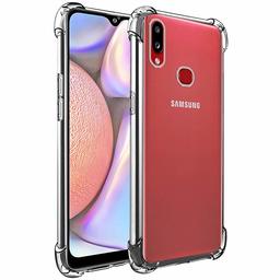 Amazon Brand - Solimo Mobile Cover (Soft & Flexible Back case) for Samsung Galaxy A10s (Transparent)