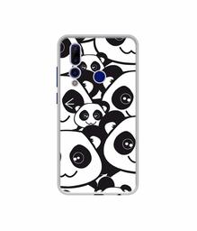 Amazon Brand - Solimo Designer Panda Texture UV Printed Soft Back Case Mobile Cover for HTC Wildfire X