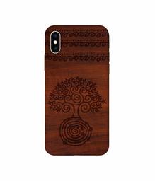 Amazon Brand - Solimo Designer Engraved Patten 3D Printed Hard Back Case Mobile Cover for Apple iPhone Xs Max