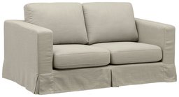 Amazon Brand – Stone & Beam Bryant Modern Loveseat Sofa Couch with Slipcover, 69.3