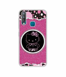 Amazon Brand - Solimo Designer Kitty with Glitter UV Printed Soft Back Case Mobile Cover for Vivo U10