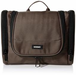 Amazon Brand - Solimo Brown Toiletry Bag