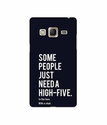 Amazon Brand - Solimo Designer High-Five 3D Printed Hard Back Case Mobile Cover for Samsung Z3