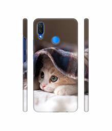 Amazon Brand - Solimo Designer Sleepy Kitten 3D Printed Hard Back Case Mobile Cover for Huawei Nova 3i