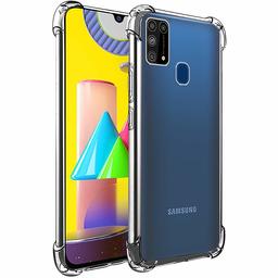 Amazon Brand - Solimo Mobile Cover (Soft & Flexible Shockproof Back Case with Cushioned Edges) for Samsung Galaxy M31 (Transparent)