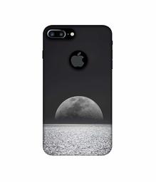 Amazon Brand - Solimo Designer Half Moon View 3D Printed Hard Back Case Mobile Cover for Apple iPhone 7 Plus (Logo Cut)