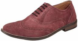 Amazon Brand - Symbol Men's Burgundy Leather Formal Shoes - 10 UK (AZ-KY-99A)