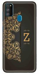 Amazon Brand - Solimo Designer Black Pattern Alphabet-Z 3D Printed Hard Back Case Mobile Cover for Samsung Galaxy M21 / M30s