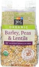 365 Everyday Value, Organic Barley, Peas & Lentils, 8.8 oz