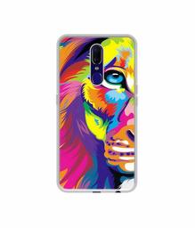 Amazon Brand - Solimo Designer Funny Cat Pattern Print UV Printed Soft Back Case Mobile Cover for Oppo F11