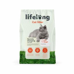 Marchio Amazon - Lifelong - Lettiera in hormite per gatti leggera e agglomerante 8L/4.8Kg