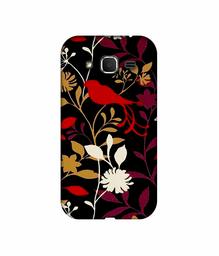 Amazon Brand - Solimo Designer Flower Bunch Pain On Cloth 3D Printed Hard Back Case Mobile Cover for Samsung Galaxy Core Prime