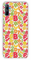 Amazon Brand - Solimo Designer Multicolor Alphabet Pattern Design Printed Soft Back Case Mobile Cover for Realme C3