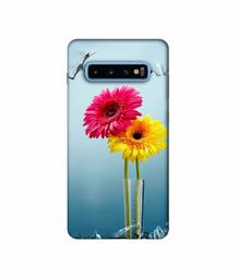 Amazon Brand - Solimo Designer Sun Flower 3D Printed Hard Back Case Mobile Cover for Samsung Galaxy S10 Plus