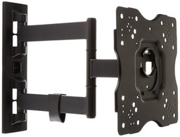 AmazonBasics Heavy-Duty, Full Motion Articulating TV Wall Mount for 12-inch to 39-inch LED, LCD, Flat Screen TVs (Certified Refurbished) TV Mount 22-inch to 55-inch TVs Black