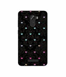 Amazon Brand - Solimo Designer Heart Texture 3D Printed Hard Back Case Mobile Cover for Gionee A1 Lite