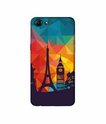 Amazon Brand - Solimo Designer Colored Paris 3D Printed Hard Back Case Mobile Cover for Oppo A83